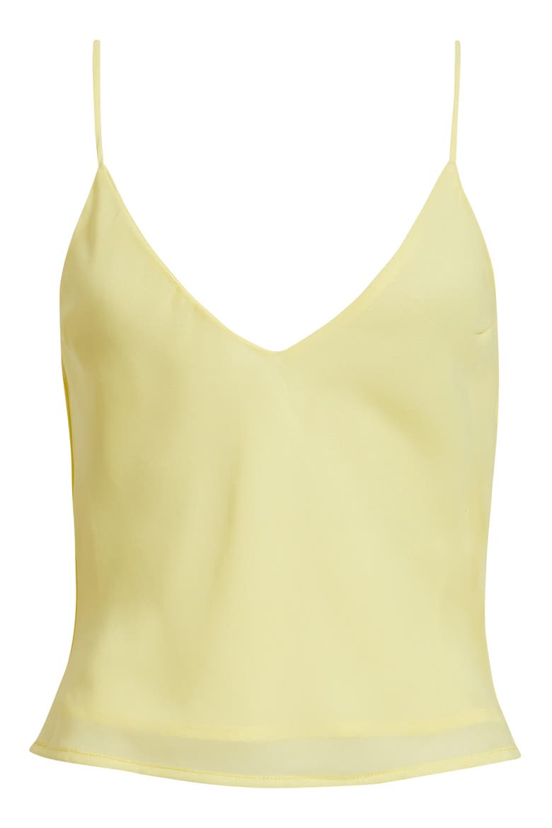 Sila Deep V-Neck Camisole, Alternate, color, YELLOW