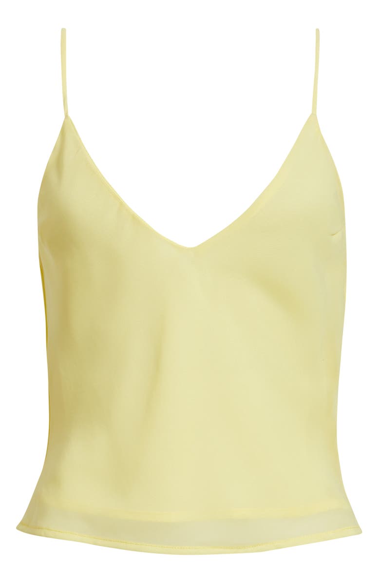 Bella Venice Sila Deep V-Neck Camisole, Alternate, color, Yellow