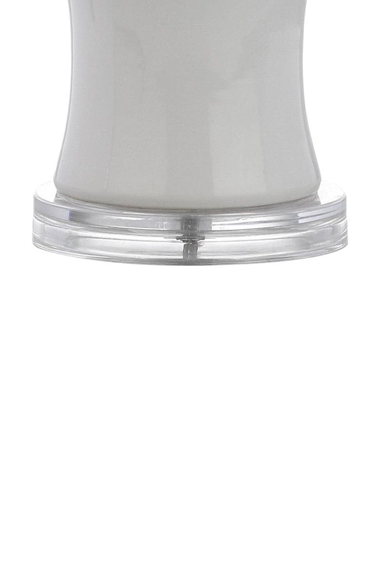 Tiki 26.5" Ceramic LED Table Lamp, Alternate, color, White