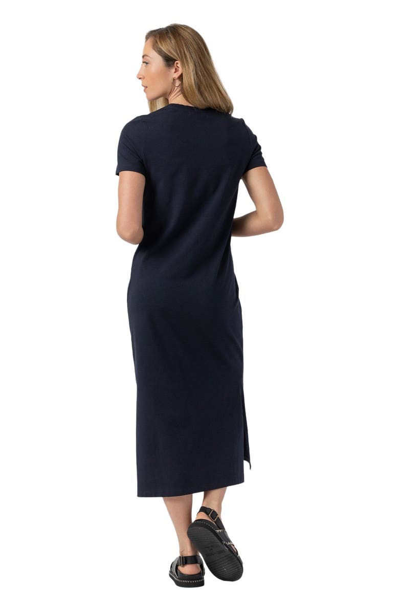 Saint + Sofia Easy T-Shirt Midi Dress, Alternate, color, Blue