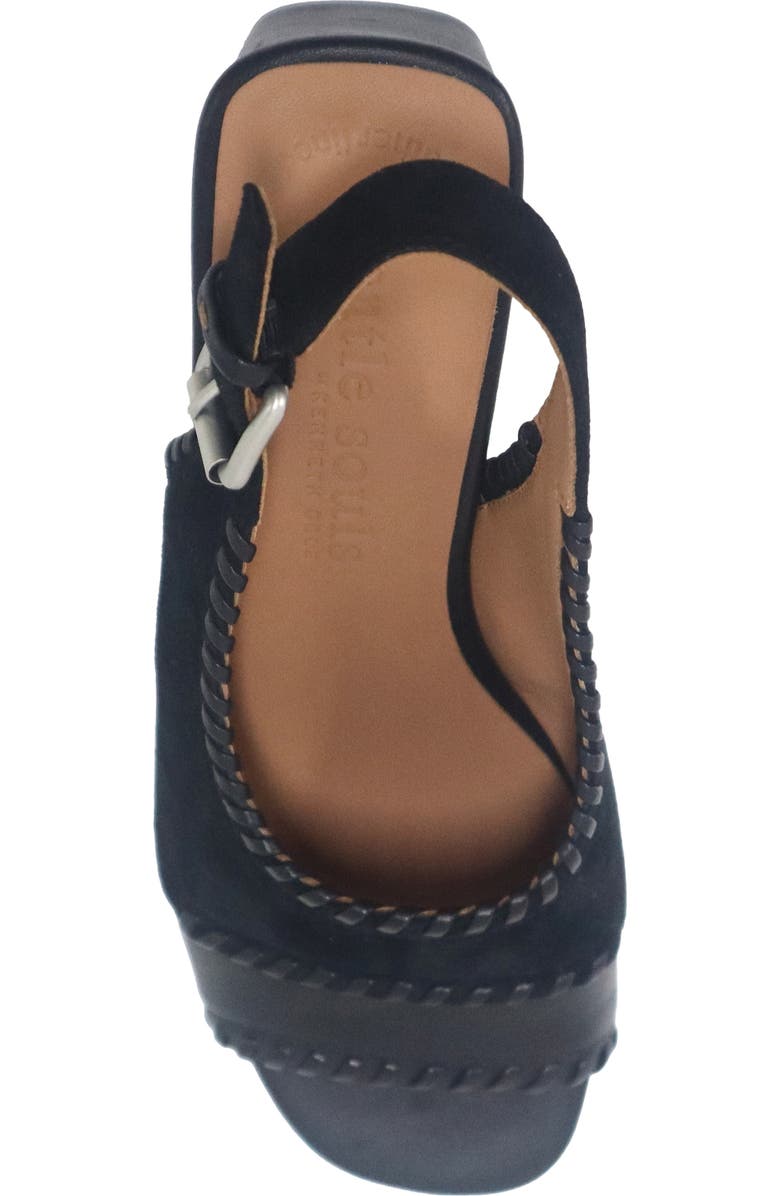 Gentle Souls Samarra Slingback Sandal, Alternate, color, Black Suede