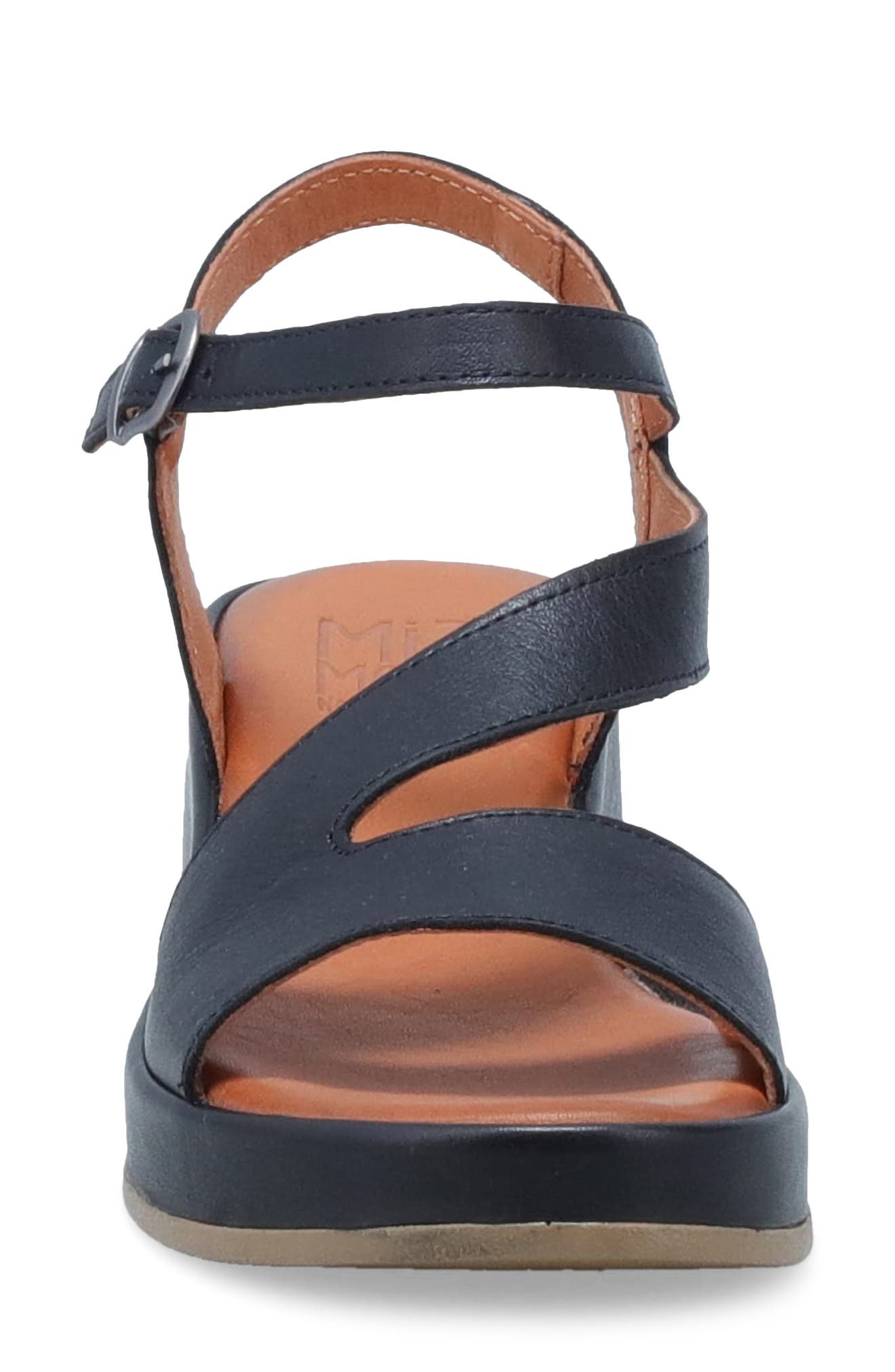 Miz Mooz Preston Ankle Strap Wedge Sandal, Alternate, color, 
