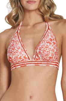 Cosita Linda Floral Triangle Bikini Top