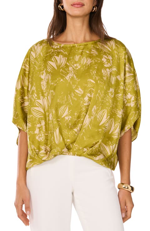 Botanical A-Line Top