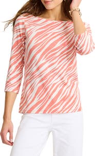 Tommy Bahama Ashby Isles Coastal Zebra Cotton T-Shirt