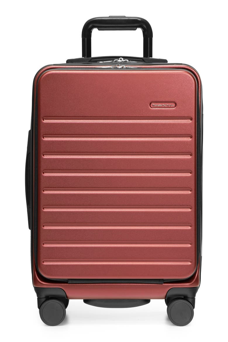 Mykel 22-Inch Carry-On Hardside Spinner Luggage, Main, color, RED