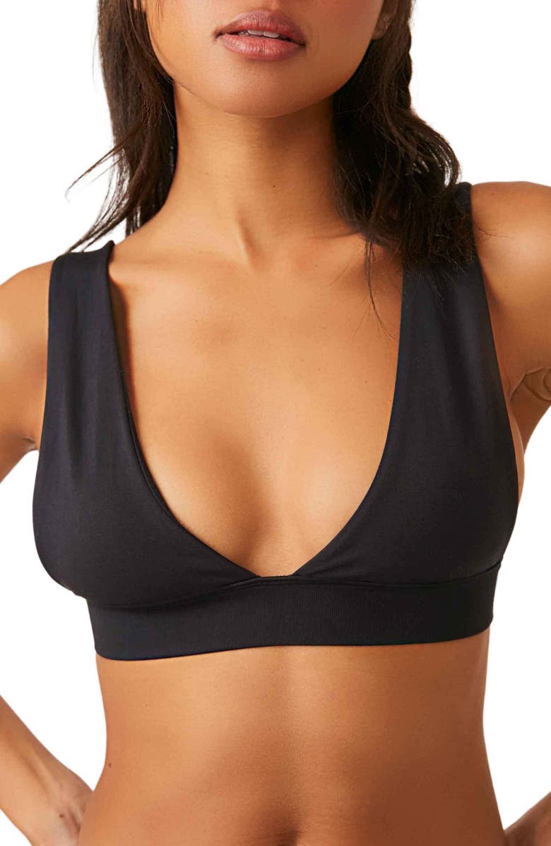 Free People No-Show Plunge Bralette, Main, color,
