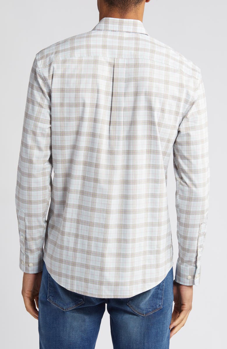 johnnie-O Chain Plaid Button-Up Shirt, Alternate, color,