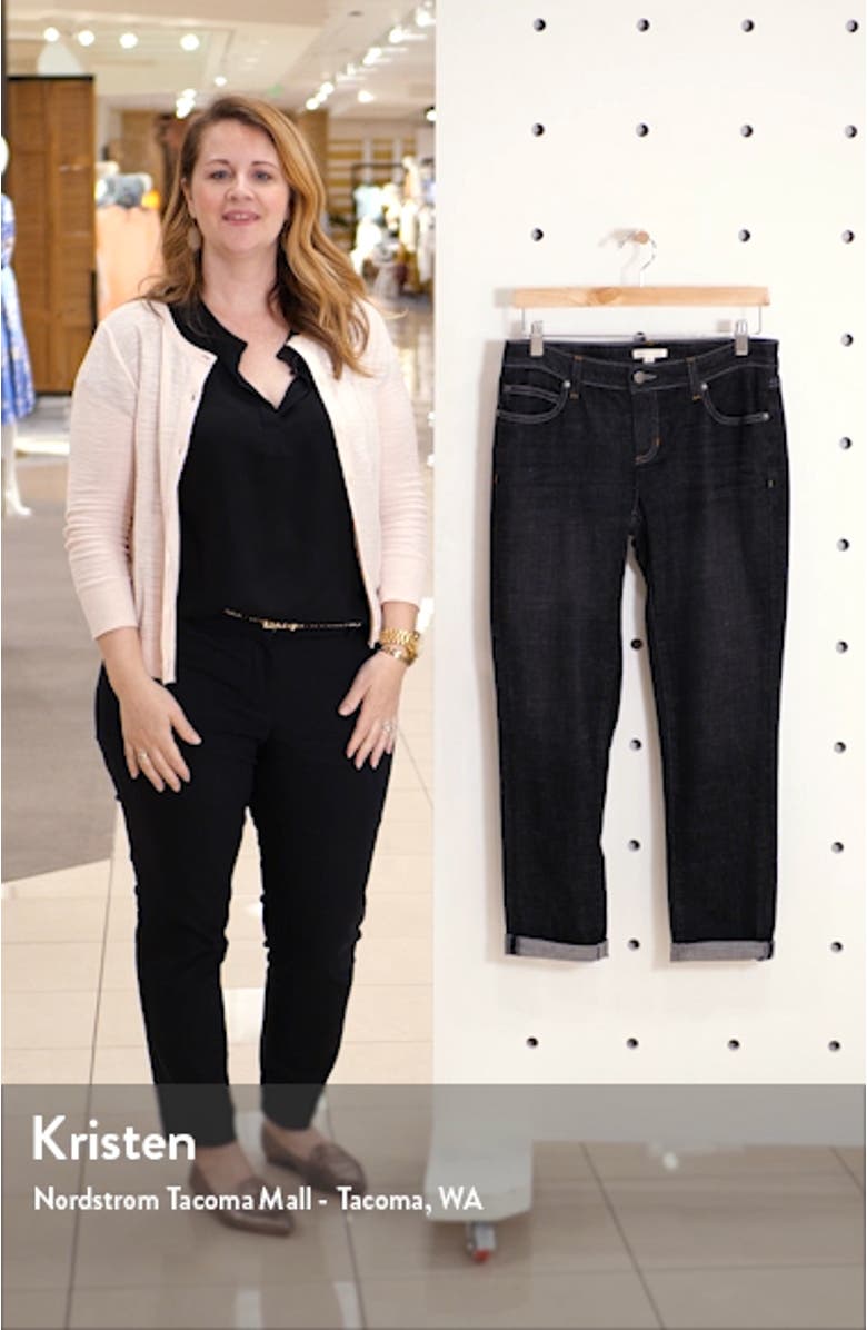 High Waist Boyfriend Jeans, sales video thumbnail