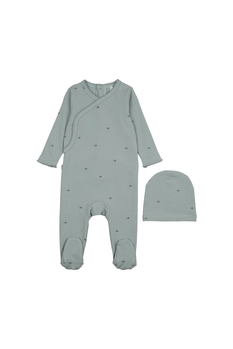 Mini Bird Footie for Baby Boy, Main, color, Green