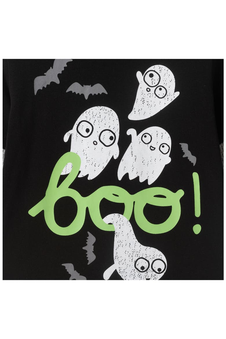 Kids' Halloween Two-fer Graphic T-Shirt, Alternate, color, BKA-BLACK GHOSTS