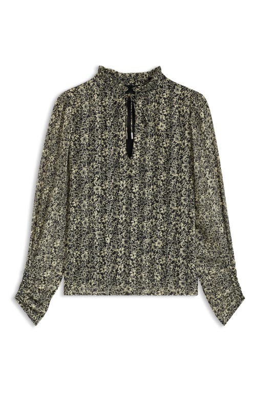 Hugo Boss Boss Orange Berodeo Floral Long Sleeve Top In Multi