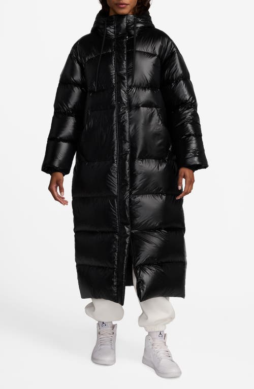 JORDAN JORDAN HOODED QUILTED DOWN PUFFER PARKA 