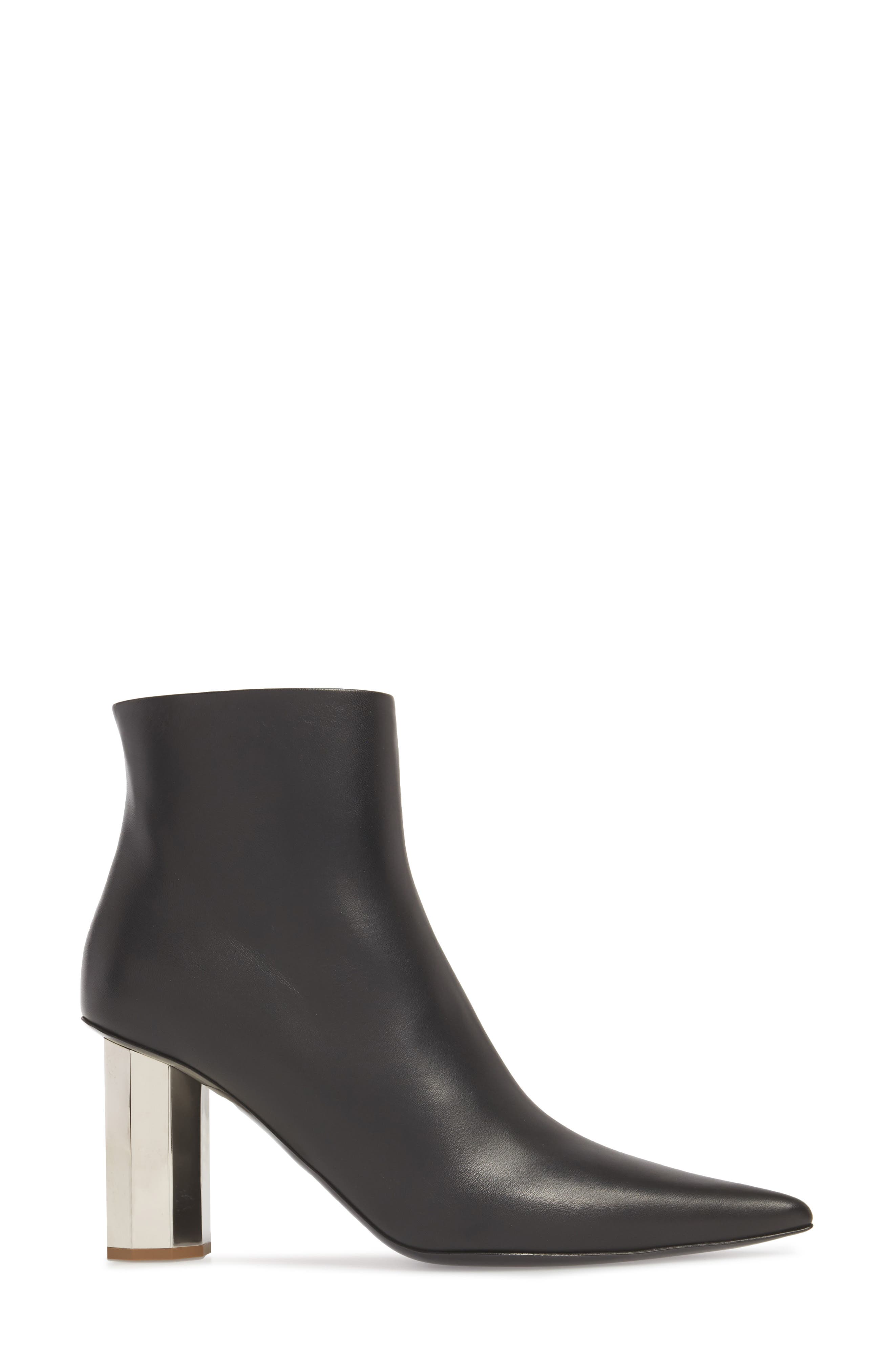 Galvanic Heel Bootie, Alternate, color, BLACK
