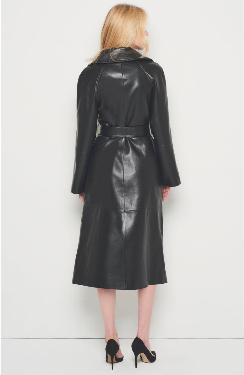 AS by DF Miller Recycld Leather Trench Coat, Alternate, color, 