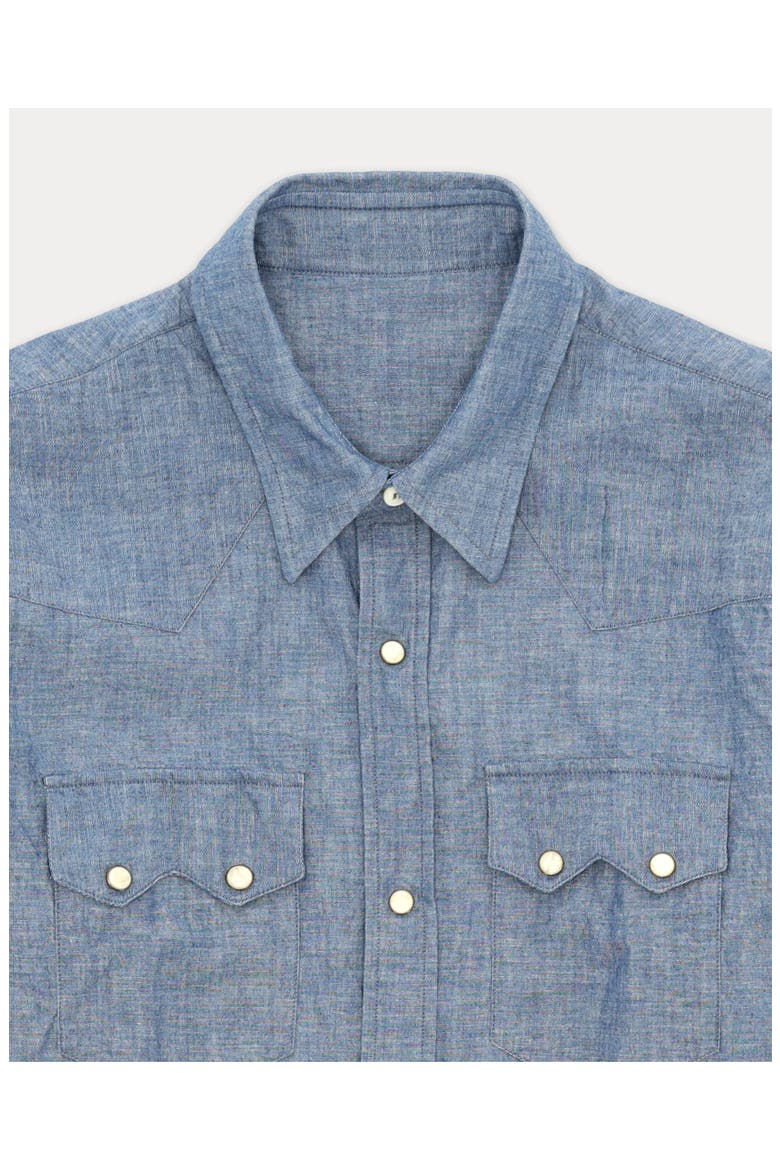 Smith Texan Chambray Shirt, Alternate, color, Light Blue