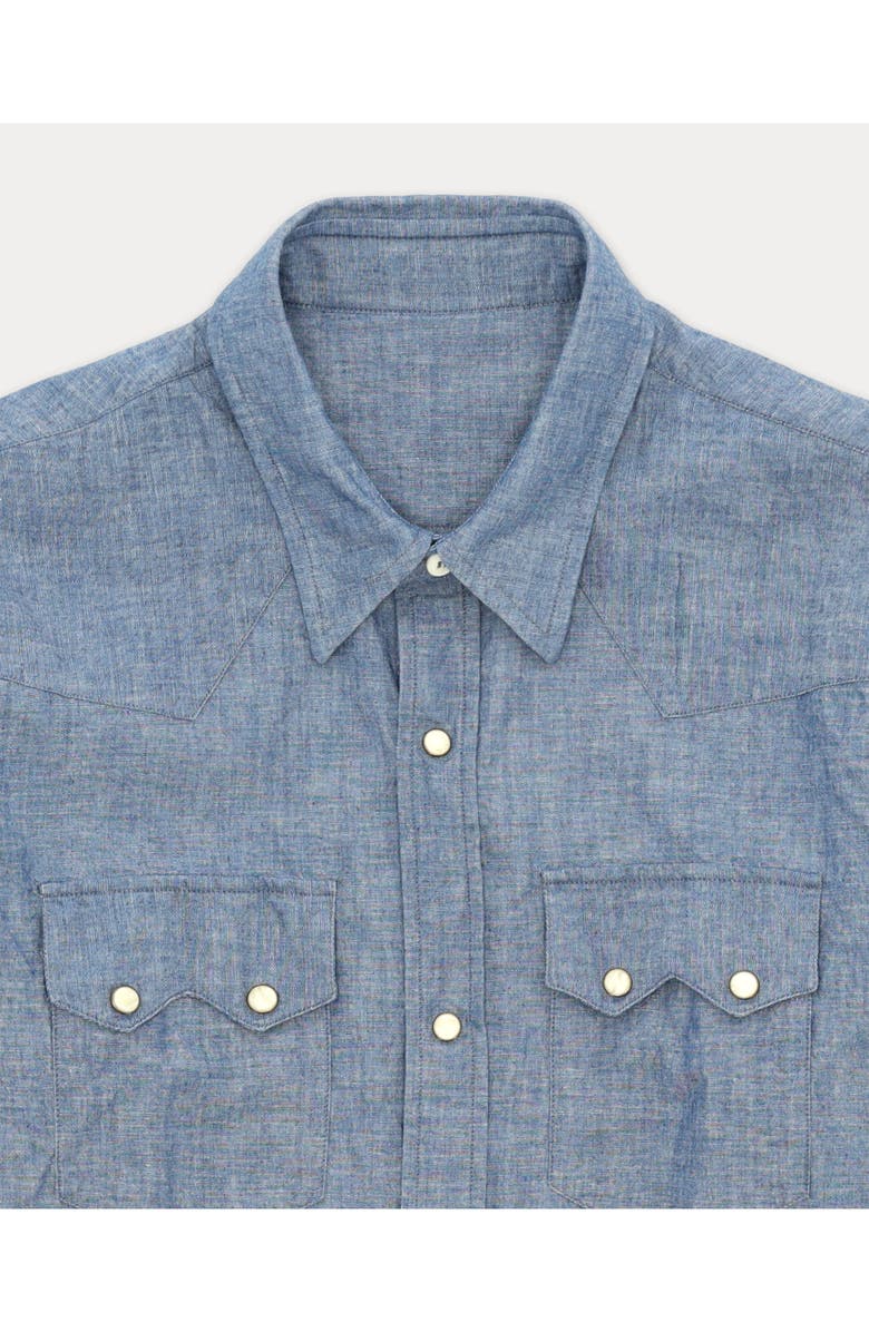 Fortela Smith Texan Chambray Shirt, Alternate, color, Light Blue