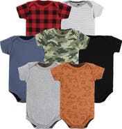 Hudson Baby Cotton Bodysuits 7-Pack
