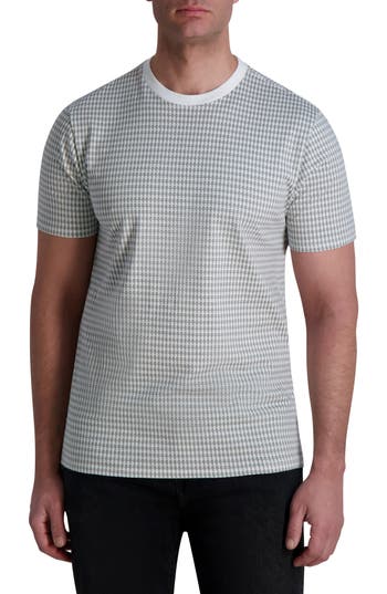 Karl Lagerfeld Paris Karltooth Graphic T-shirt In Light Grey