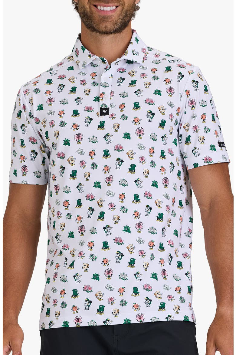 Amateur’s Icon Print Performance Golf Polo, Main, color, MASTERS ICON PRINT