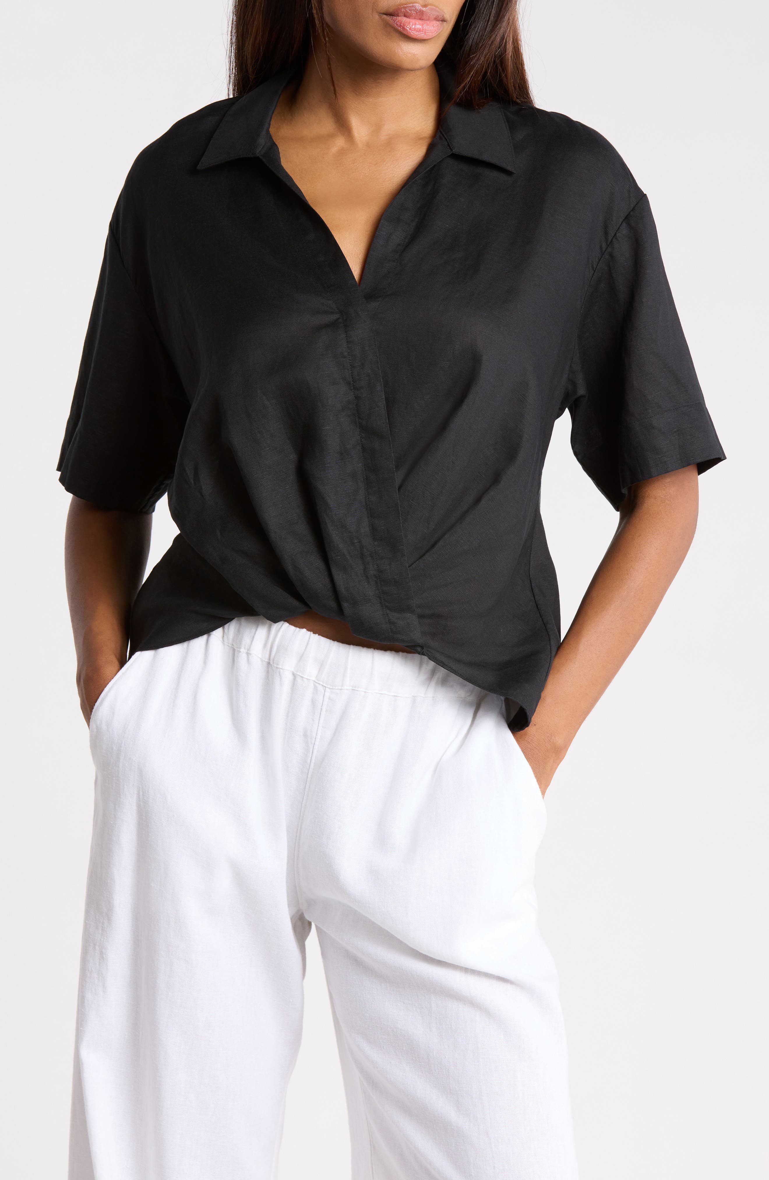 Twist High-Low Top