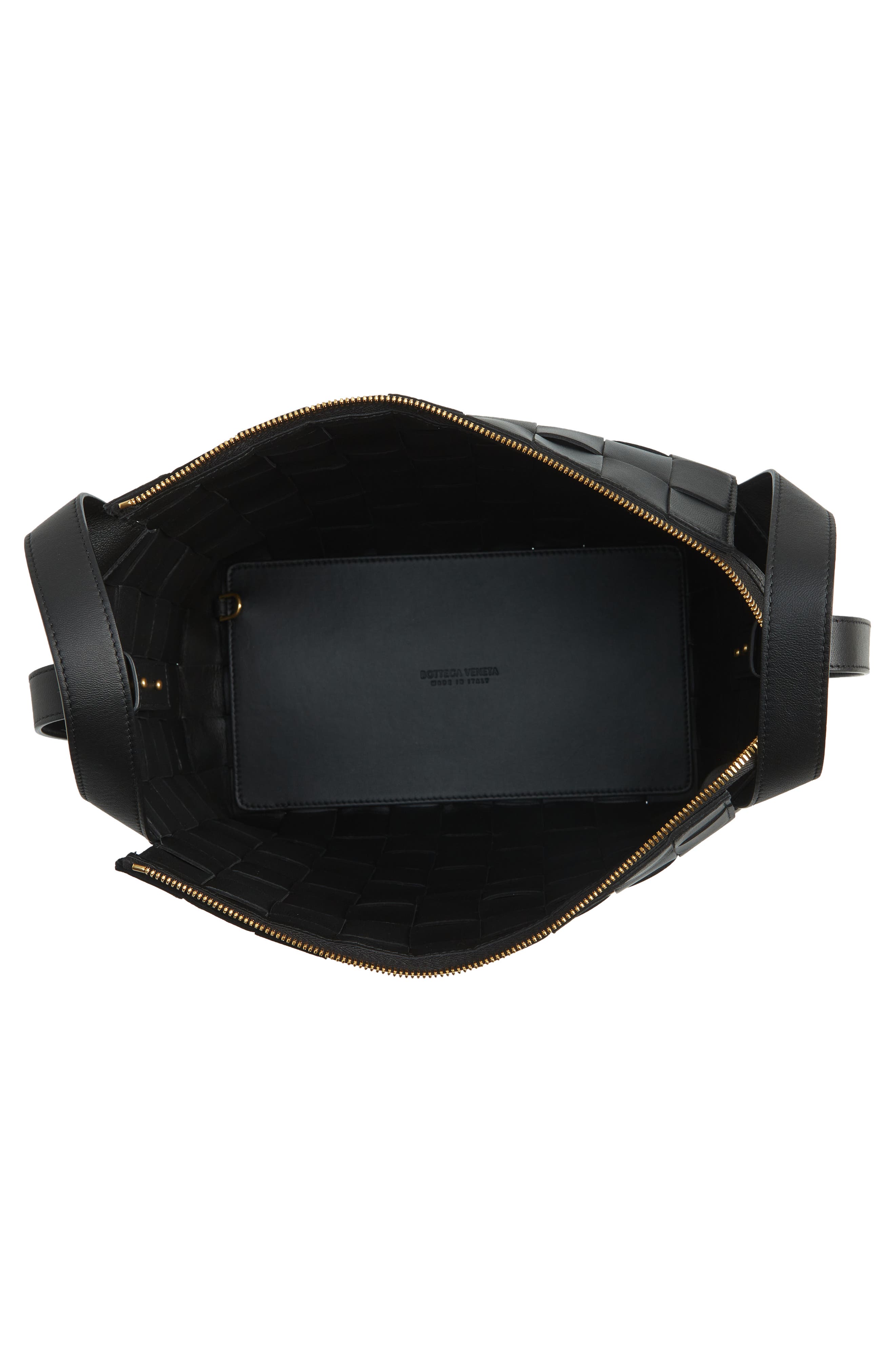 Bottega Veneta Cassette Bowling Intrecciato Leather Bag, Alternate, color, 