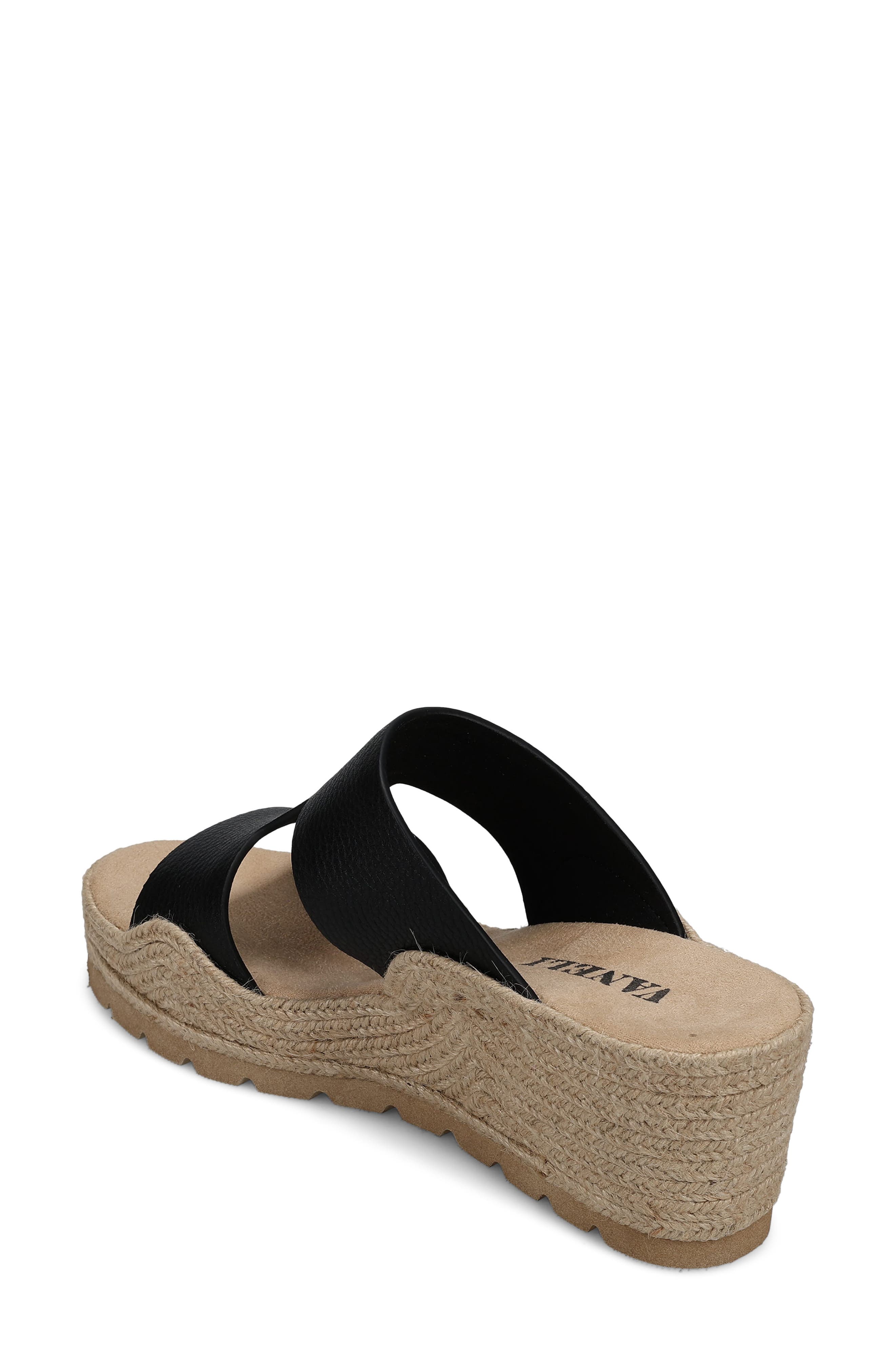 VANELi Cyril Platform Wedge Sandal, Alternate, color, Black