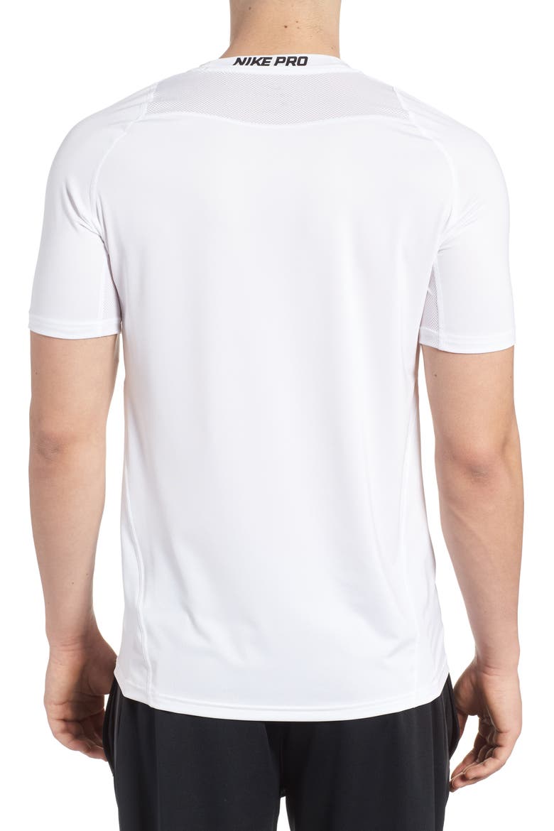 Pro Fitted T-Shirt, Alternate, color, WHITE/BLACK/BLACK