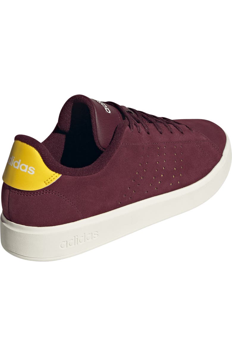 adidas Advantage 2.0 Low Top Sneaker, Alternate, color, Maroon/ Yellow/ Off White