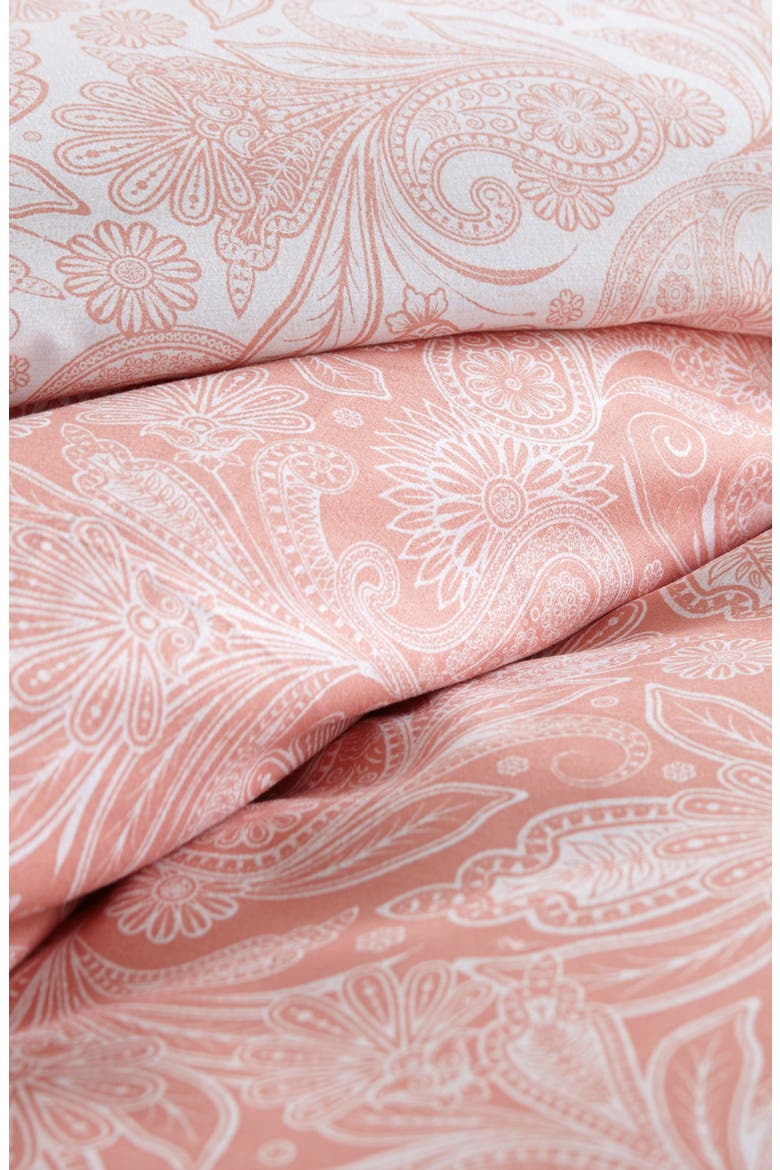 Pure Mircofiber Duvet Set, Alternate, color, CORAL