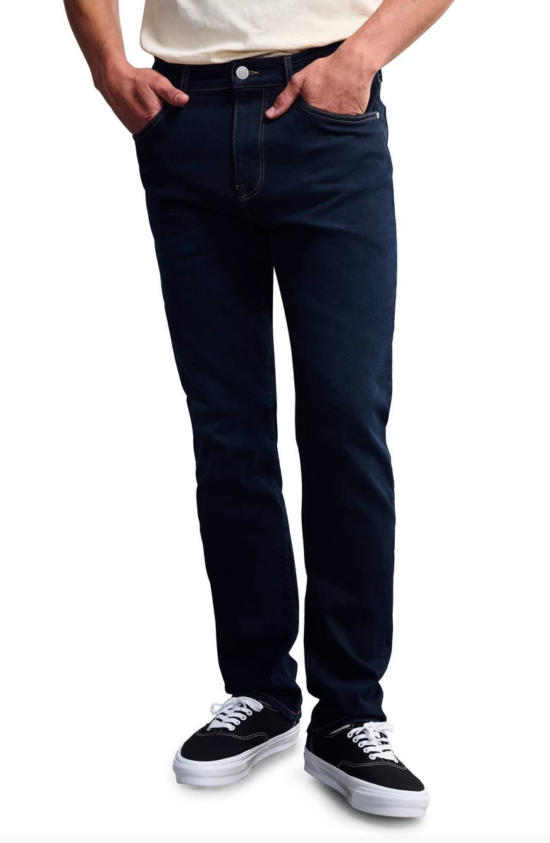 General Denim Works Bridge Straight Leg Jeans, Main, color, Dark Denim