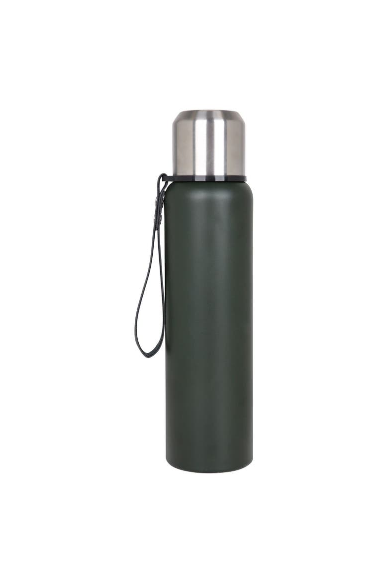 Matte Double Wall Flask, Alternate, color, Khaki Green