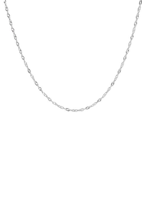 Singapore Chain Layering Necklace