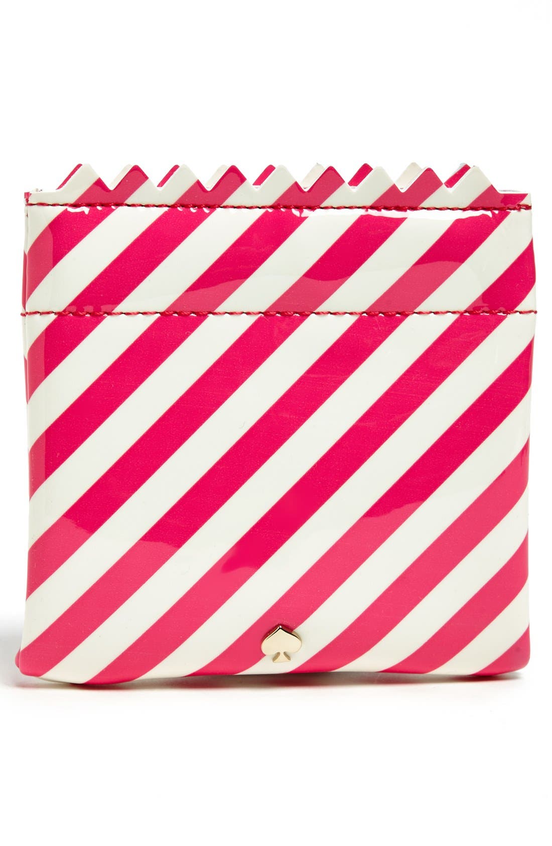 'the original miss penny's' coin purse, Alternate, color, CREAM/ VIVID SNAPDRAGON