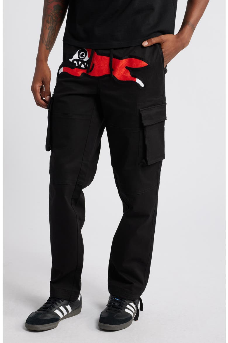 Runner Cotton Cargo Pants, Main, color, BLACK