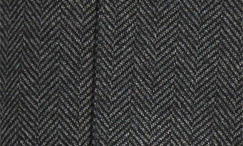Mm By Max Mara Orlanda Herringbone Tweed Pintuck Pleat Pants In Black