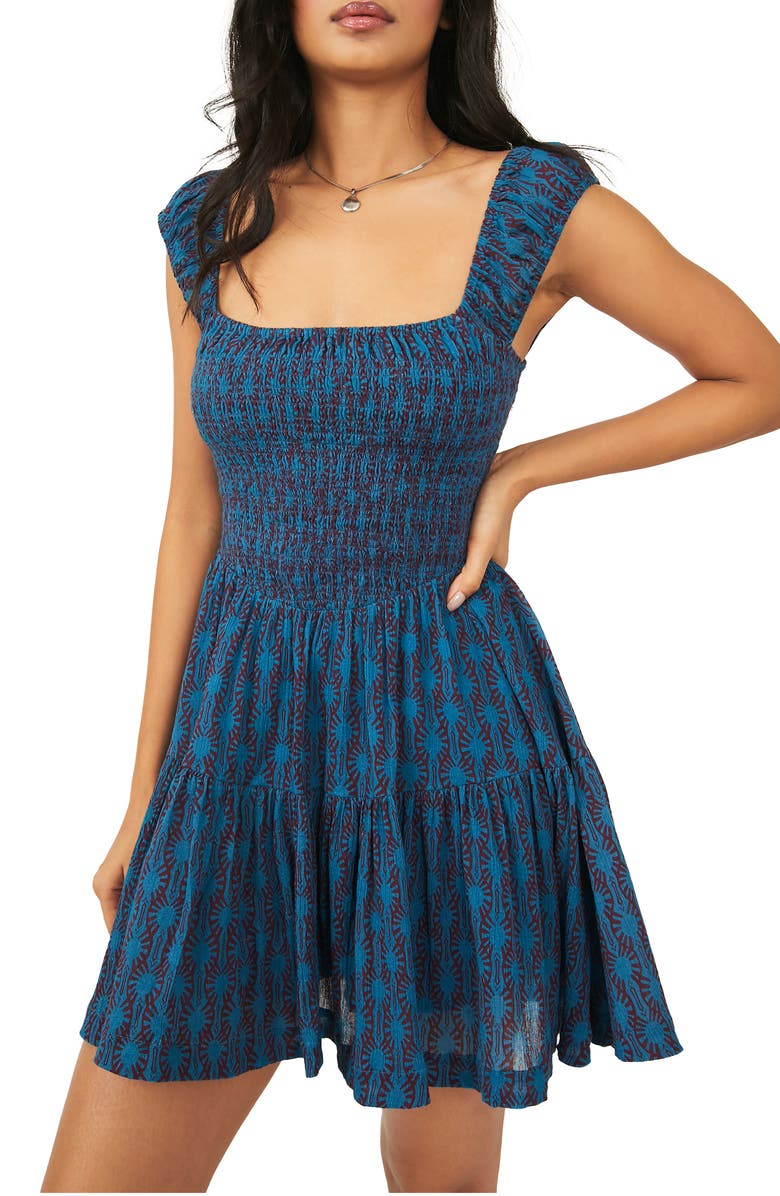 Free People Sweet Annie Cotton Minidress, Alternate, color,