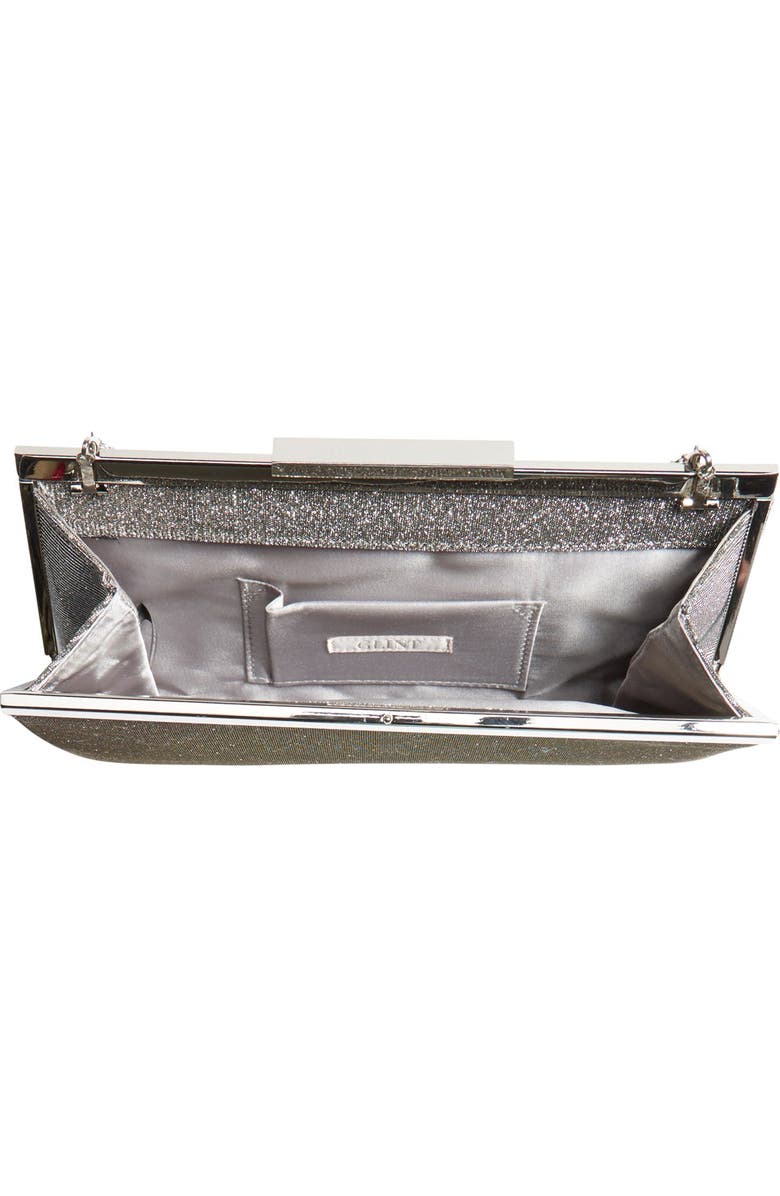 Glint 'Topper' Glitter Clutch, Alternate, color,