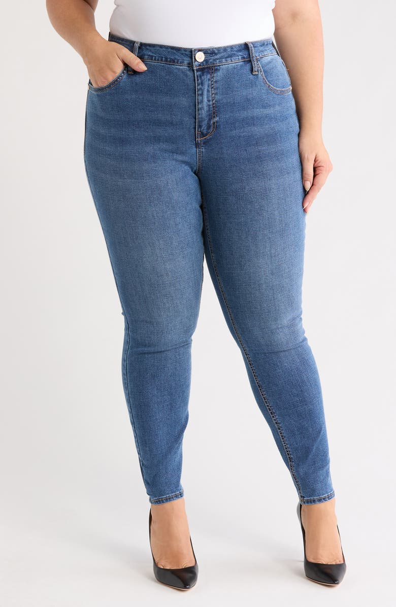 Seven7 Bombshell Skinny Jeans, Main, color, Honey