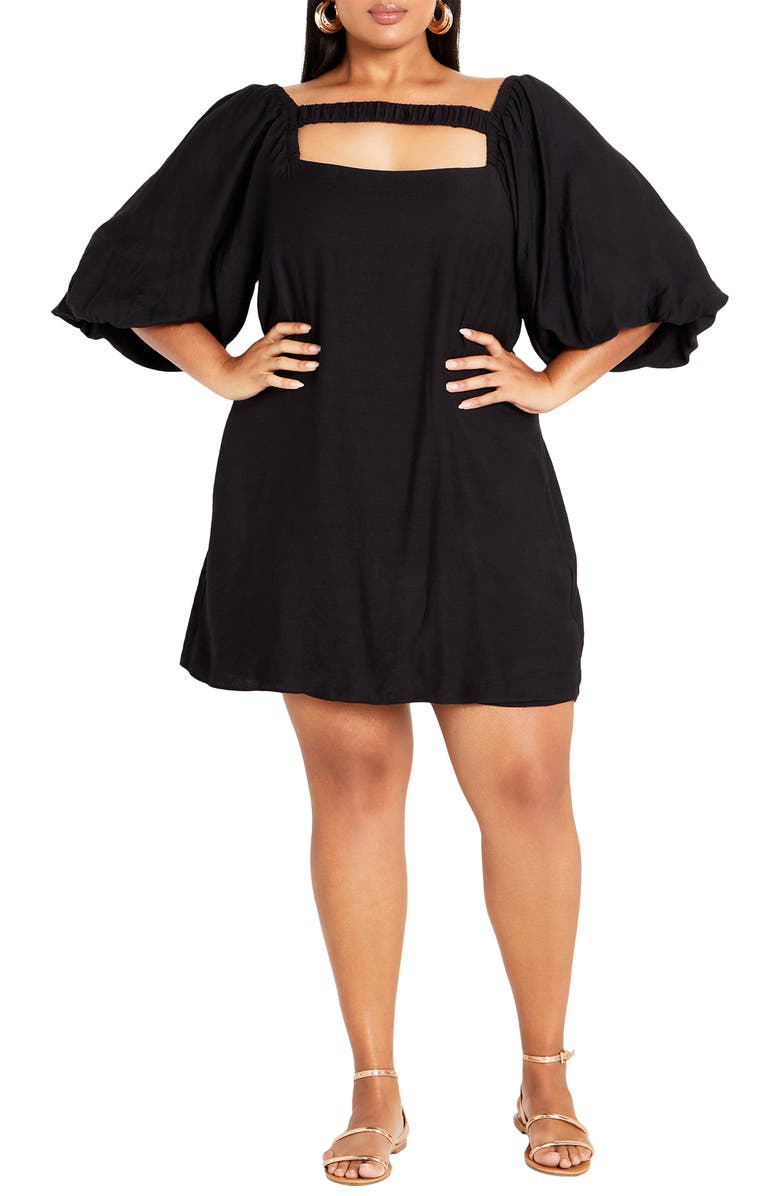 City Chic Marianna Minidress, Main, color, 