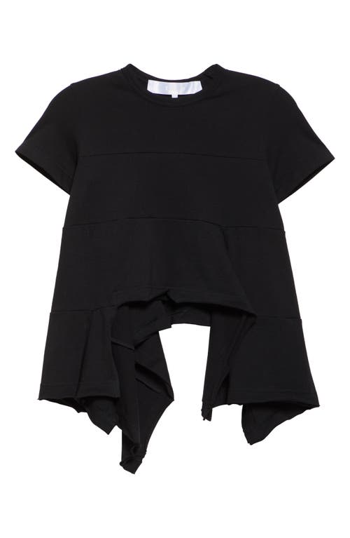 TAO COMME DES GARÇONS TAO COMME DES GARÇONS ASYMMETRIC COTTON JERSEY T-SHIRT