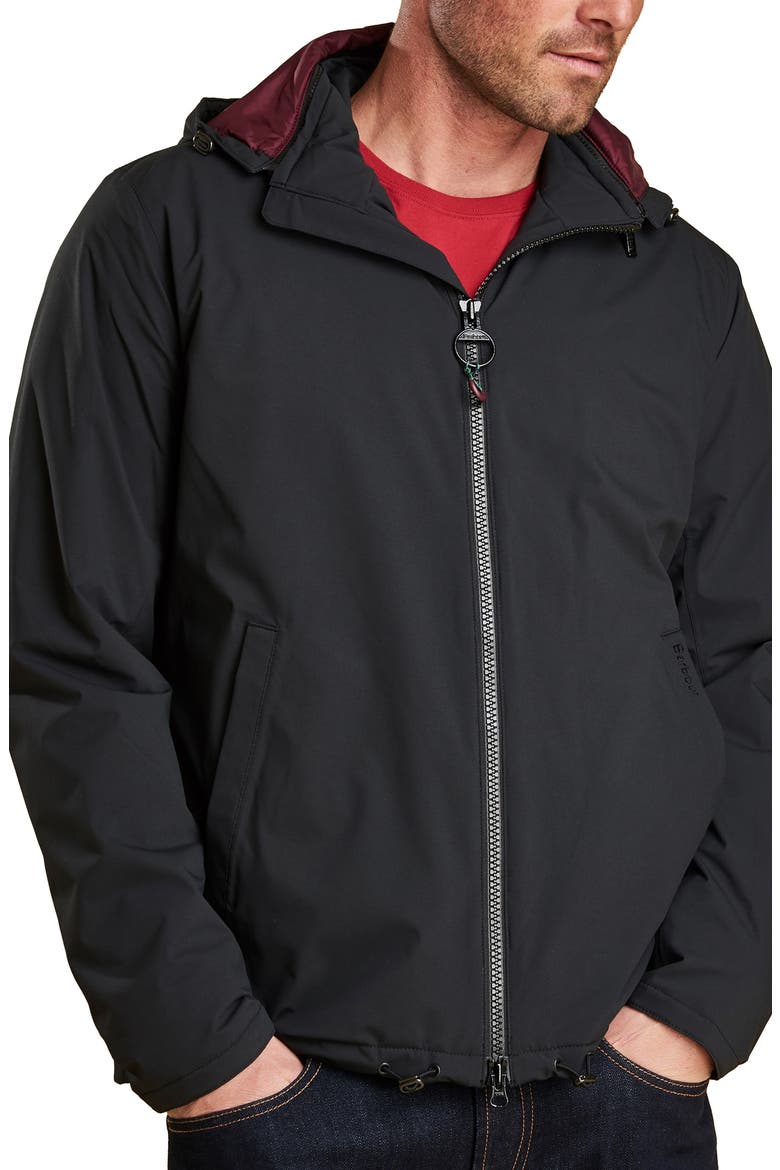 Whitburn Waterproof Jacket, Main, color, BLACK
