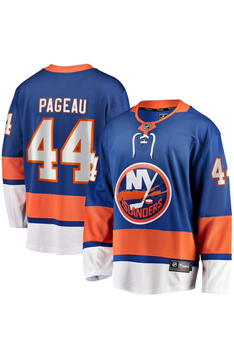 FANATICS Men's Fanatics Branded Jean-Gabriel Pageau Royal New York Islanders Home Premier Breakaway Player Jersey, Main, color, 