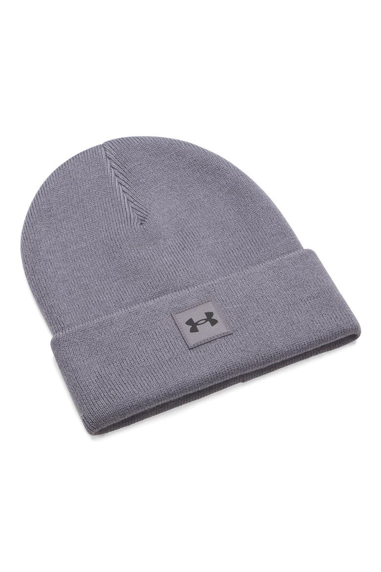 Halftime Cuff Beanie, Main, color, CASTLEROCK/ BLACK