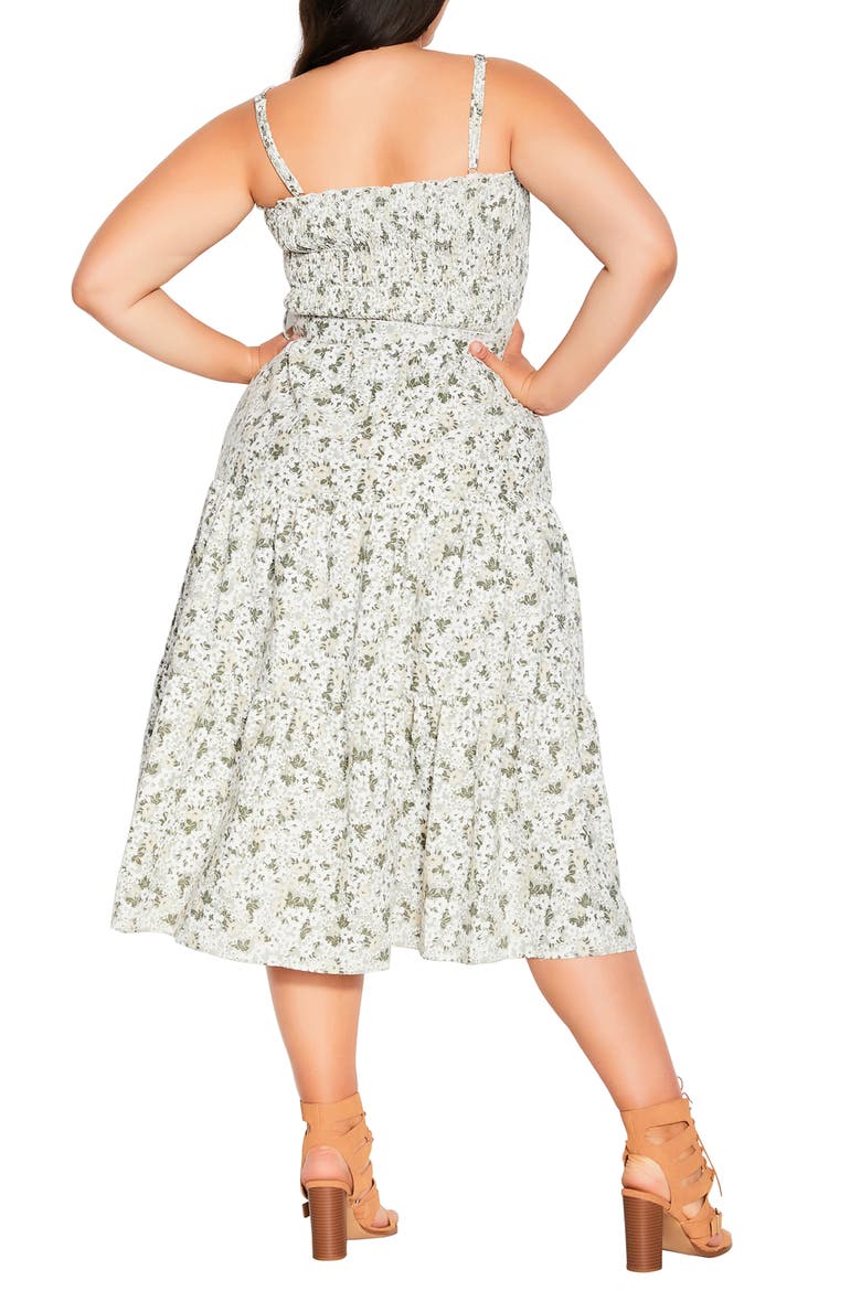 Spring Fields Linen Blend Maxi Dress, Alternate, color, SPRING FIELDS