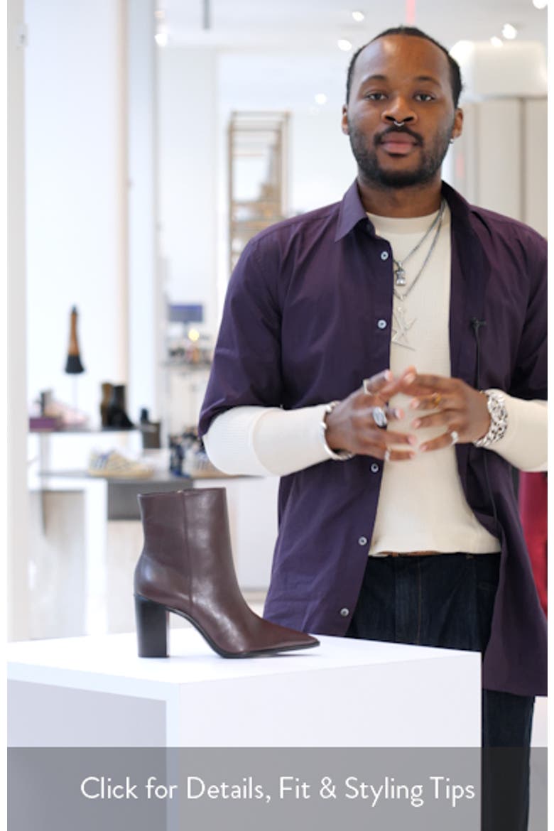 Mikki Pointed Toe Block Heel Bootie video