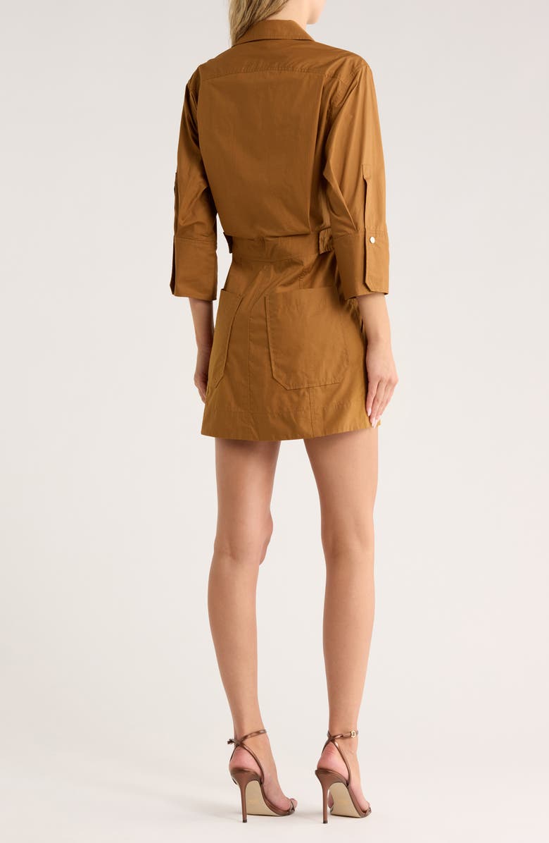 A.L.C. Evan Cotton Shirtdress, Alternate, color, Copper