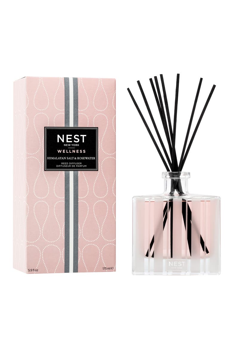 Himalayan Salt & Rosewater Reed Diffuser, Alternate, color, NO COLOR