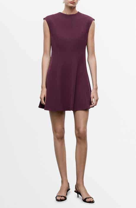 MANGO Seam Sleeveless Minidress