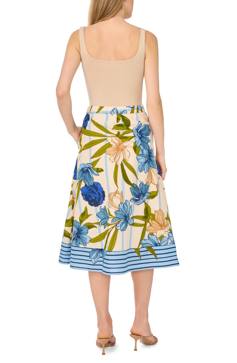 Halogen<sup>®</sup> Border Full Maxi Skirt, Alternate, color, Eggnog